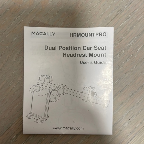 Macally Dual Position Car Seat Headrest Mount - Picture 3 of 5